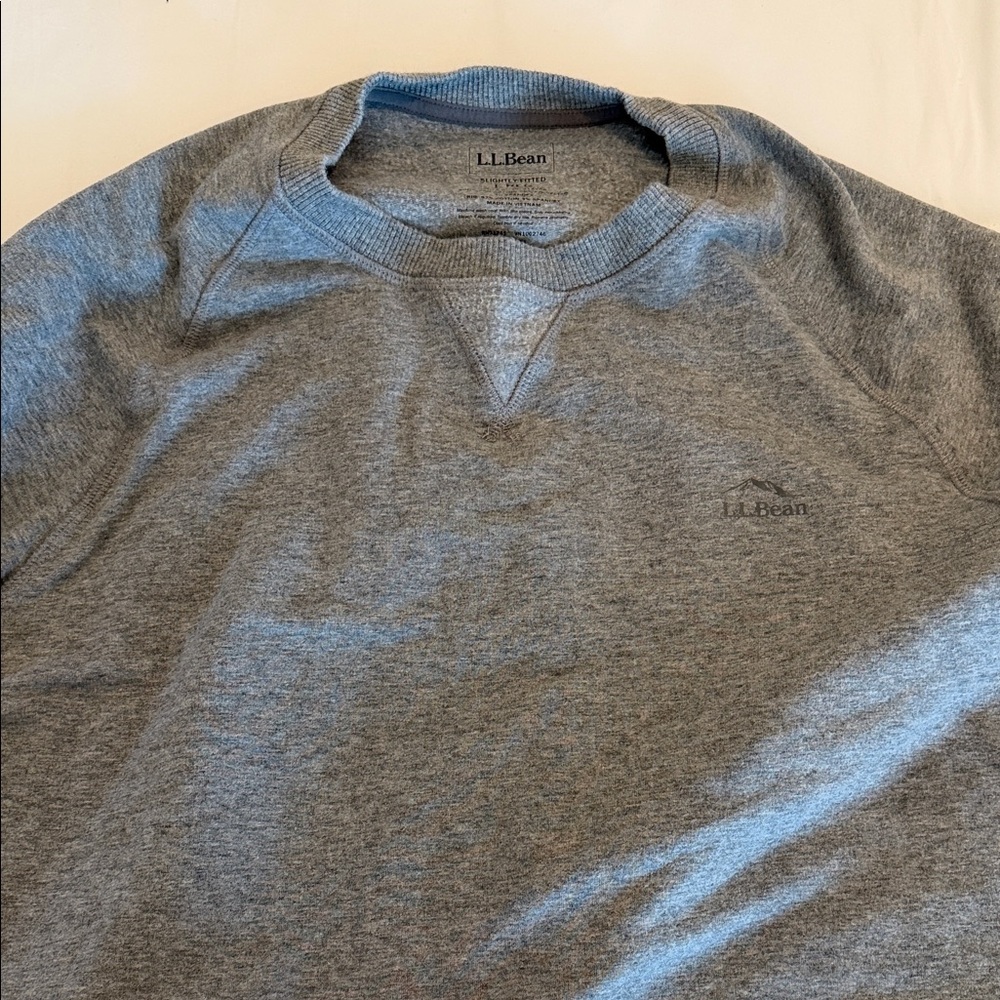 L.L. Bean Heather Gray Crewneck Sweatshirt